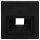 Busch-Jaeger 1803-915 Zentralscheibe UAE 1-fach Busch-balance® SI Schwarz matt 2CKA001753A0217
