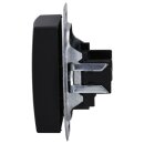 Busch-Jaeger 2527-915 Zentralscheibe Leitungsauslass 1-fach Mit Zugentlastung Busch-balance® SI Schwarz matt 2CKA001710A4256