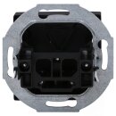 Busch-Jaeger 2527-915 Zentralscheibe Leitungsauslass 1-fach Mit Zugentlastung Busch-balance® SI Schwarz matt 2CKA001710A4256
