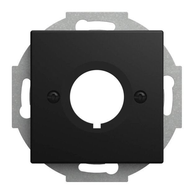 Busch-Jaeger 2533-915 Zentralscheibe mit Tragring Busch-balance® SI Schwarz matt 2CKA001724A4464