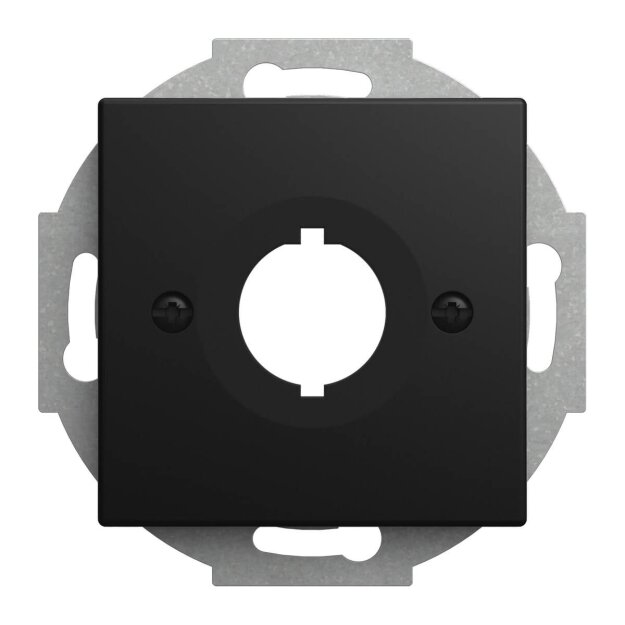 Busch-Jaeger 2534-915 Zentralscheibe mit Tragring Busch-balance® SI Schwarz matt 2CKA001724A4466