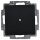 Busch-Jaeger 2538-915 Blindzentralscheibe mit Tragring Busch-balance® SI Schwarz matt 2CKA001715A0321