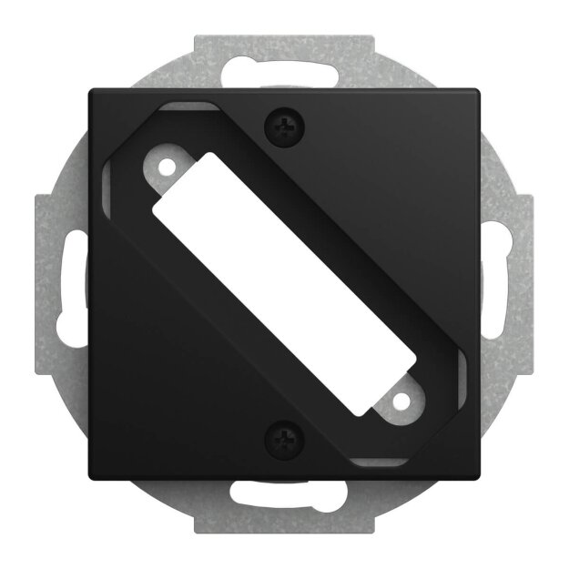 Busch-Jaeger 2549-915 Zentralscheibe mit Tragring 25-polige D-Subminiatur-Steckverbinder Schwarz matt 2CKA001724A4469