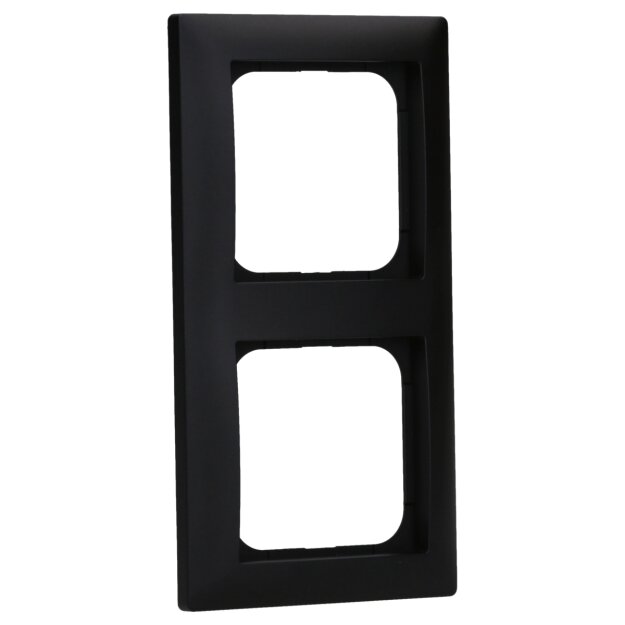 Busch-Jaeger 1722-915 Abdeckrahmen 2-fach Busch-balance® SI Schwarz matt  2CKA001725A1569