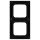 Busch-Jaeger 1722-915 Abdeckrahmen 2-fach Busch-balance® SI Schwarz matt  2CKA001725A1569