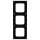 Busch-Jaeger 1723-915 Abdeckrahmen 3-fach Busch-balance® SI Schwarz matt  2CKA001725A1570