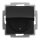 Busch-Jaeger 20 EUCKBD-915 SCHUKO® Steckdosen-Einsatz mit Klappdeckel IP44 Safety+ Busch-balance® SI Schwarz matt 2CKA002013A5538