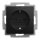Busch-Jaeger 23 EUCB-915 SCHUKO® Steckdosen-Einsatz Safety+ mit Schraubanschluss Busch-balance® SI Schwarz matt 2CKA002013A5543