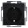 Busch-Jaeger 20 EUC-915 SCHUKO® Steckdosen-Einsatz mit Steckanschluss Busch-balance® SI Schwarz matt 2CKA002011A6341