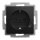 Busch-Jaeger 20 EUCBL-915 SCHUKO® Steckdosen-Einsatz mit LED Kontrolllicht Safety+ Busch-balance® SI Schwarz matt 2CKA002013A5536