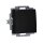 Busch-Jaeger 20 EUK-915 SCHUKO® Steckdosen-Einsatz mit Klappdeckel Busch-balance® SI Schwarz matt 2CKA002018A1587