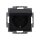 Busch-Jaeger 20 EUK-915 SCHUKO® Steckdosen-Einsatz mit Klappdeckel Busch-balance® SI Schwarz matt 2CKA002018A1587