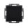 Busch-Jaeger 20 EUK-915 SCHUKO® Steckdosen-Einsatz mit Klappdeckel Busch-balance® SI Schwarz matt 2CKA002018A1587