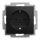 Busch-Jaeger 20 EURB-915 SCHUKO® Steckdosen-Einsatz Safety+ Ohne Spreize Busch-balance® SI Schwarz matt 2CKA002013A5542