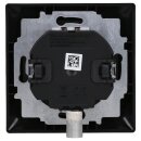 Busch-Jaeger 62731/UJ-915-WL Jalousie-Einsatz flex1-fach Komplettset mit 2-fach Bedienelement Wireless Schwarz matt 2CKA006200A0946