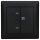 Busch-Jaeger 62731/UJ-915-WL Jalousie-Einsatz flex1-fach Komplettset mit 2-fach Bedienelement Wireless Schwarz matt 2CKA006200A0946
