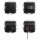 Busch-Jaeger 1510 UC-915-101 Ruf-Set für Behinderten-WC Nach DIN VDE 0834 Busch-balance® SI Schwarz matt 2CKA001582A0455