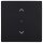 Busch-Jaeger 6232-10-915 Wippe 1-fach mit Symbol "Jalousie" Busch-balance® SI Schwarz matt 2CKA006220A1007