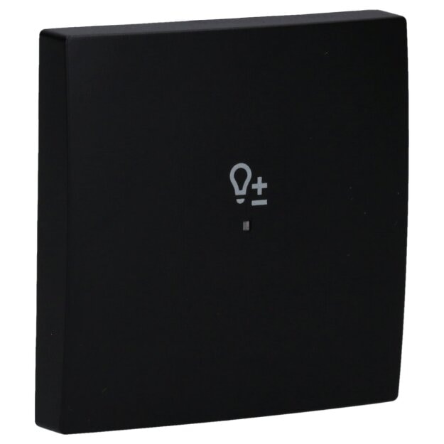 Busch-Jaeger 6234-10-915 Wippe 1-fach mit Symbol "Dimmer" Busch-balance® SI Schwarz matt 2CKA006220A1012