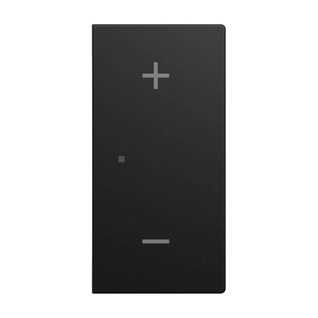 Busch-Jaeger 6237-22-915 Wippe 2-fach rechts mit Symbol "Volume" Busch-balance® SI Schwarz matt 2CKA006220A1018