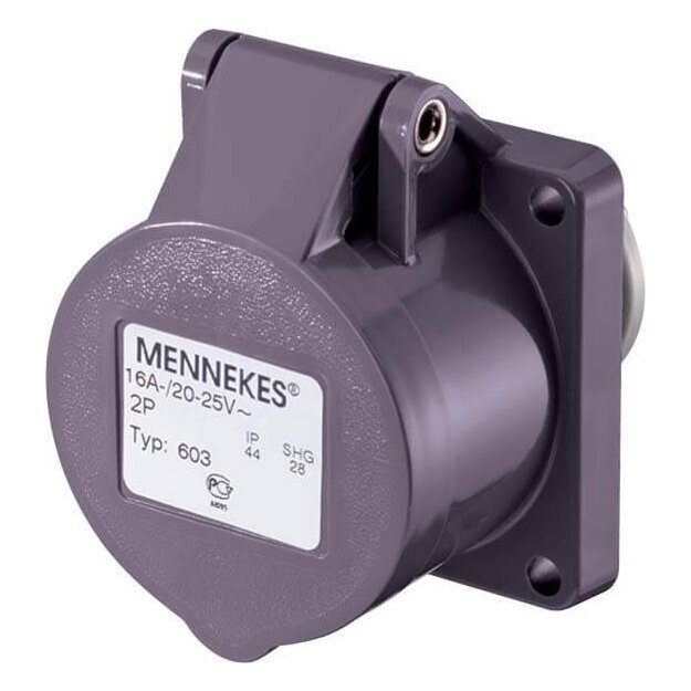 Mennekes Anbaudose 16A 2p 25V IP44 603