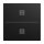 Busch-Jaeger LFJT/A.2.55.11-915 Abdeckung als Taster 1-fach mit Symbol "Jalousie" Busch-balance® SI Schwarz matt 2CKA006199A0550