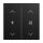 Busch-Jaeger LFDW/A.2.55.11-915 Abdeckung als Wippe 2-fach mit Symbol "Dimmen/Jalousie" Busch-balance® SI Schwarz matt 2CKA006199A0552