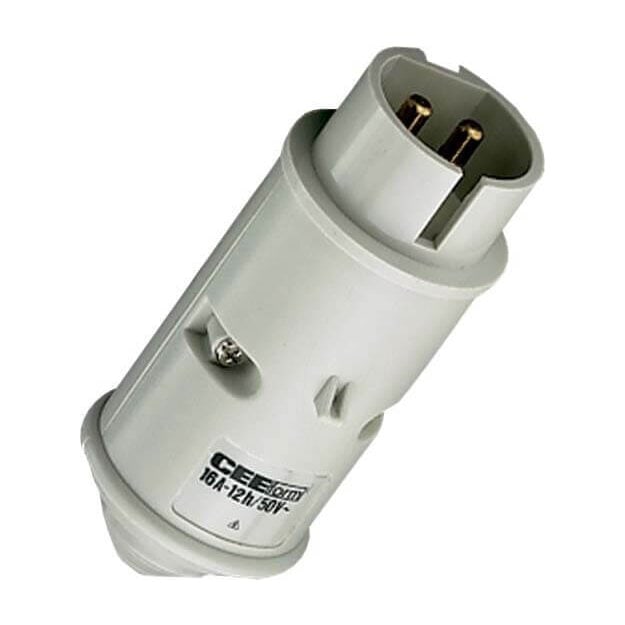 Mennekes Stecker 16A 2p 12h 50V IP44 630A