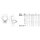 Mennekes Wanddose TwinCONTACT 32 32A 5p 6h 400V IP44