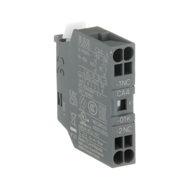 ABB CA4-01K Hilfskontaktblock 1-polig 1Ö frontseitige Montage 1SBN010160R1001