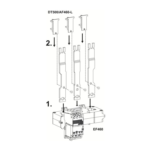 ABB DT800/AF750-L Montageset lang zur Montage von E800DU an AF580/AF750 1SAX801902R1001