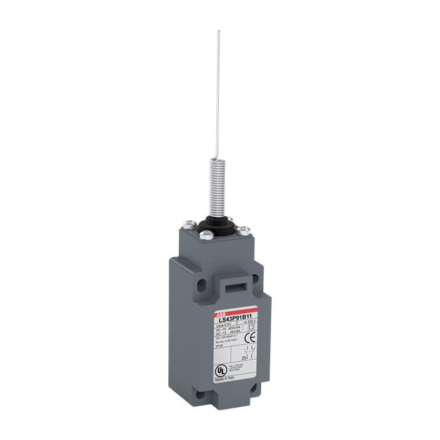 ABB LS43P91B11 Standard-Positionsschalter Kunststoff-Gehäuse grau IP65 Tastfeder 1SBV010791R1211