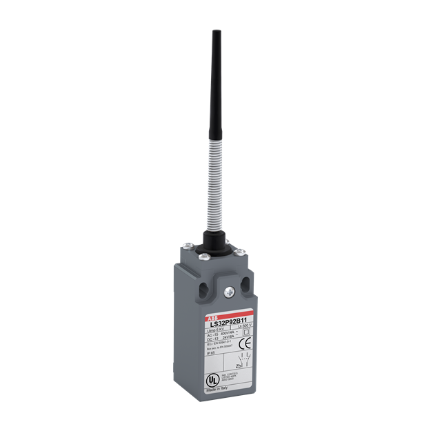 ABB LS32P92B11 Standard-Positionsschalter Kunststoff-Gehäuse grau IP65 Federstab 1SBV010392R1211