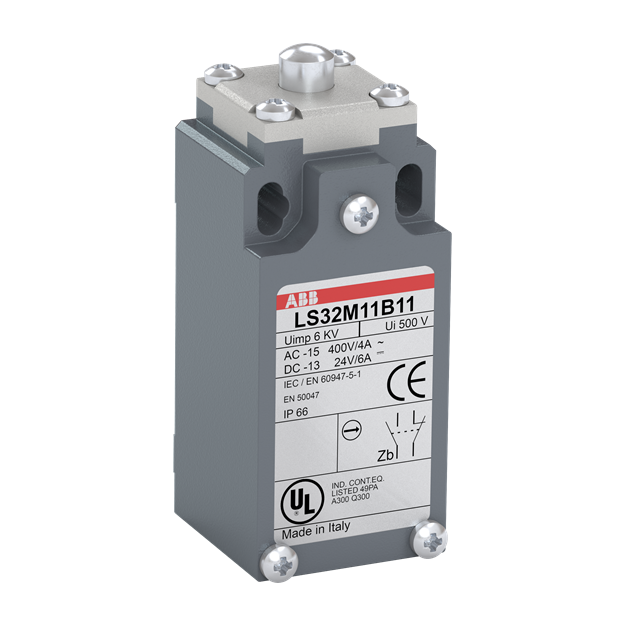 ABB LS32M11B11 Standard-Positionsschalter Metall-Gehäuse IP66 1SBV011911R1211