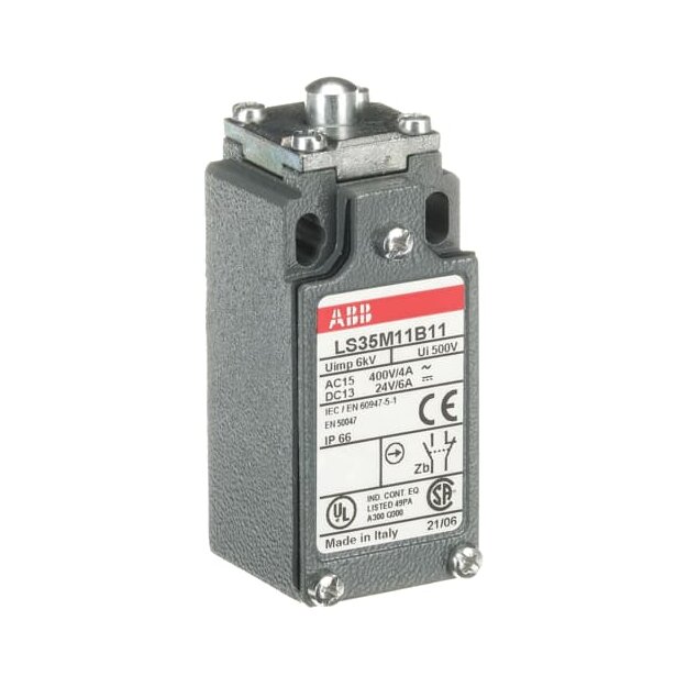 ABB LS35M11B11 Standard-Positionsschalter Metall-Gehäuse IP66 1SBV013711R1211