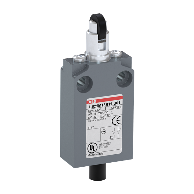 ABB LS21M15B11-U01 Positionsschalter Metall-Gehäuse IP67 1SBV015615R2601