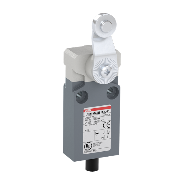 ABB LS21M42B11-U01 Positionsschalter Metall-Gehäuse IP67 1SBV015642R2601