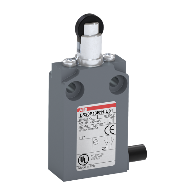 ABB LS20P13B11-U01 Positionsschalter Kunststoff-Gehäuse grau IP67 1SBV015913R3801