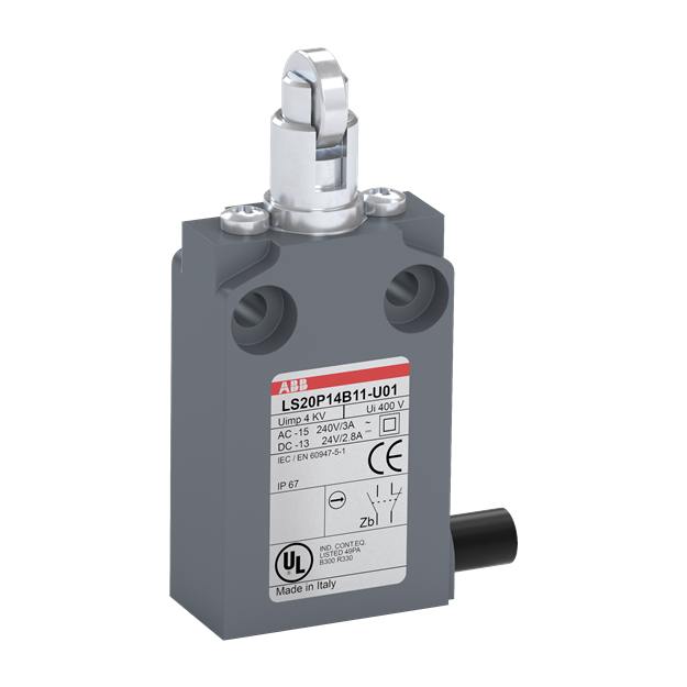 ABB LS20P14B11-U01 Positionsschalter Kunststoff-Gehäuse grau IP67 1SBV015914R3801