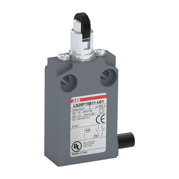 ABB LS20P15B11-U01 Positionsschalter Kunststoff-Gehäuse grau IP67 1SBV015915R3801