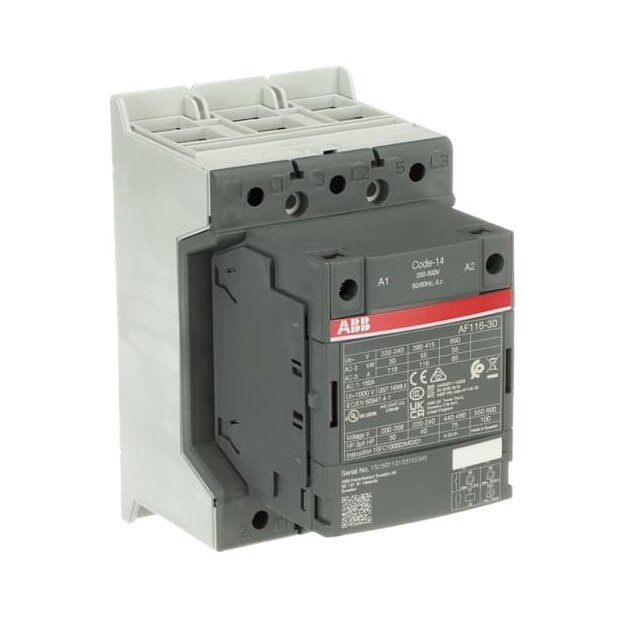 ABB AF116-30-00-14 Schütz 55kW 250-500V 50/60Hz / DC Klemmenanschlüsse 1SFL427001R1400