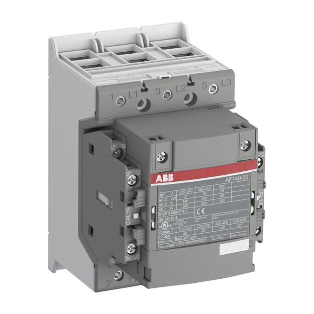ABB AF140-30-22-13 Schütz 75kW 100-250V 50/60Hz / DC Hiko: 2S+2Ö Klemmenanschlüsse 1SFL447001R1322