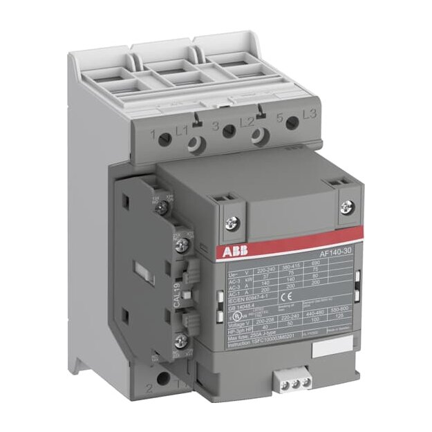 ABB AF140-30-22-33 Schütz 75kW 100-250V 50/60Hz / DC integrierte SPS-Schnittstelle 1SFL447001R3322