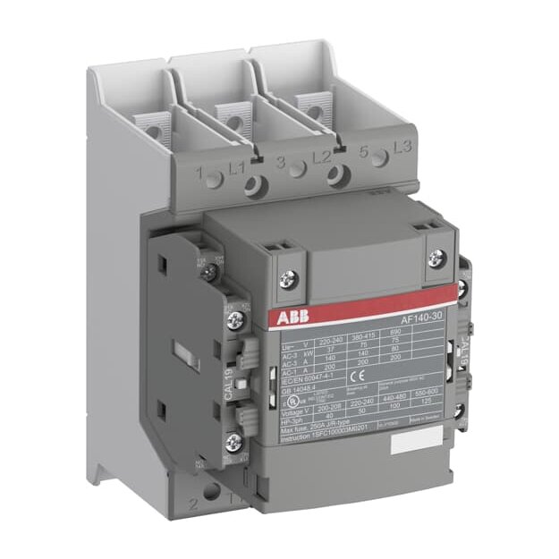 ABB AF140-30-22B-11 Schütz 75kW 24-60V 50/60Hz / 20-60V DC Schienenanschlüsse 1SFL447002R1122