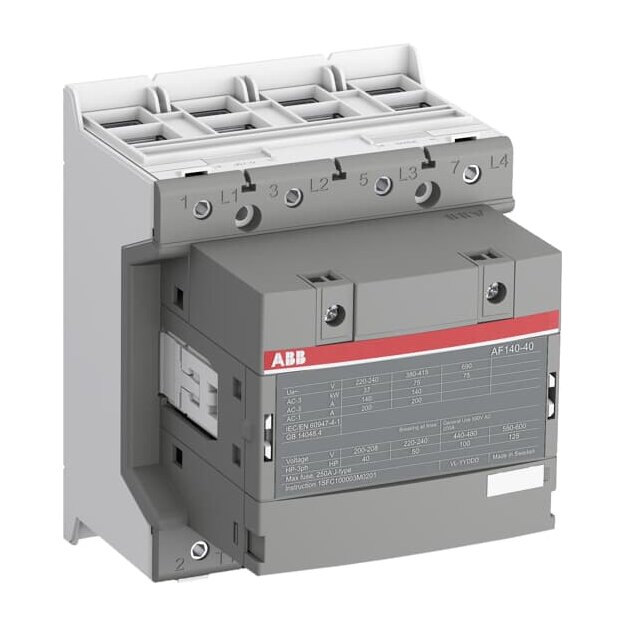ABB AF140-40-00-14 Schütz 4-polig 250-500V 50/60Hz / DC Klemmenanschluß 1SFL447101R1400