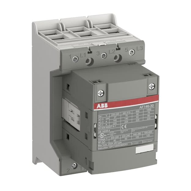 ABB AF146-30-00-14 Schütz 75kW 250-500V 50/60Hz / DC Klemmenanschlüsse 1SFL467001R1400