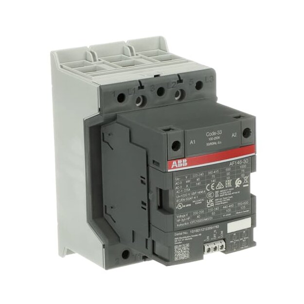 ABB AF146-30-00-33 Schütz 75kW 100-250V 50/60Hz / DC integrierte SPS-Schnittstelle 1SFL467001R3300