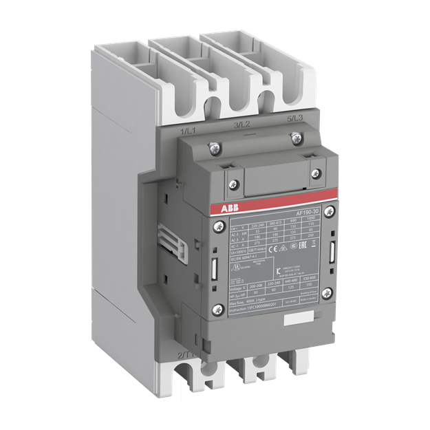 ABB AF190-30-00-11 Schütz 24-60V 50/60Hz / 20-60VDC mit Schienenanschlüssen 1SFL487002R1100