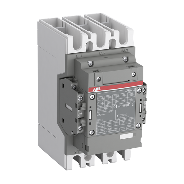 ABB AF190-30-22-11 Schütz 24-60V 50/60Hz / 20-60VDC Hiko: 2S+2Ö Schienenanschlüsse 1SFL487002R1122