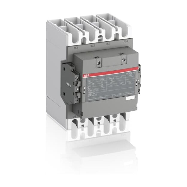 ABB AF205-40-22-14 Schütz 4-polig 250-500V 50/60Hz / DC Hiko: 2S + 2Ö 1SFL527102R1422